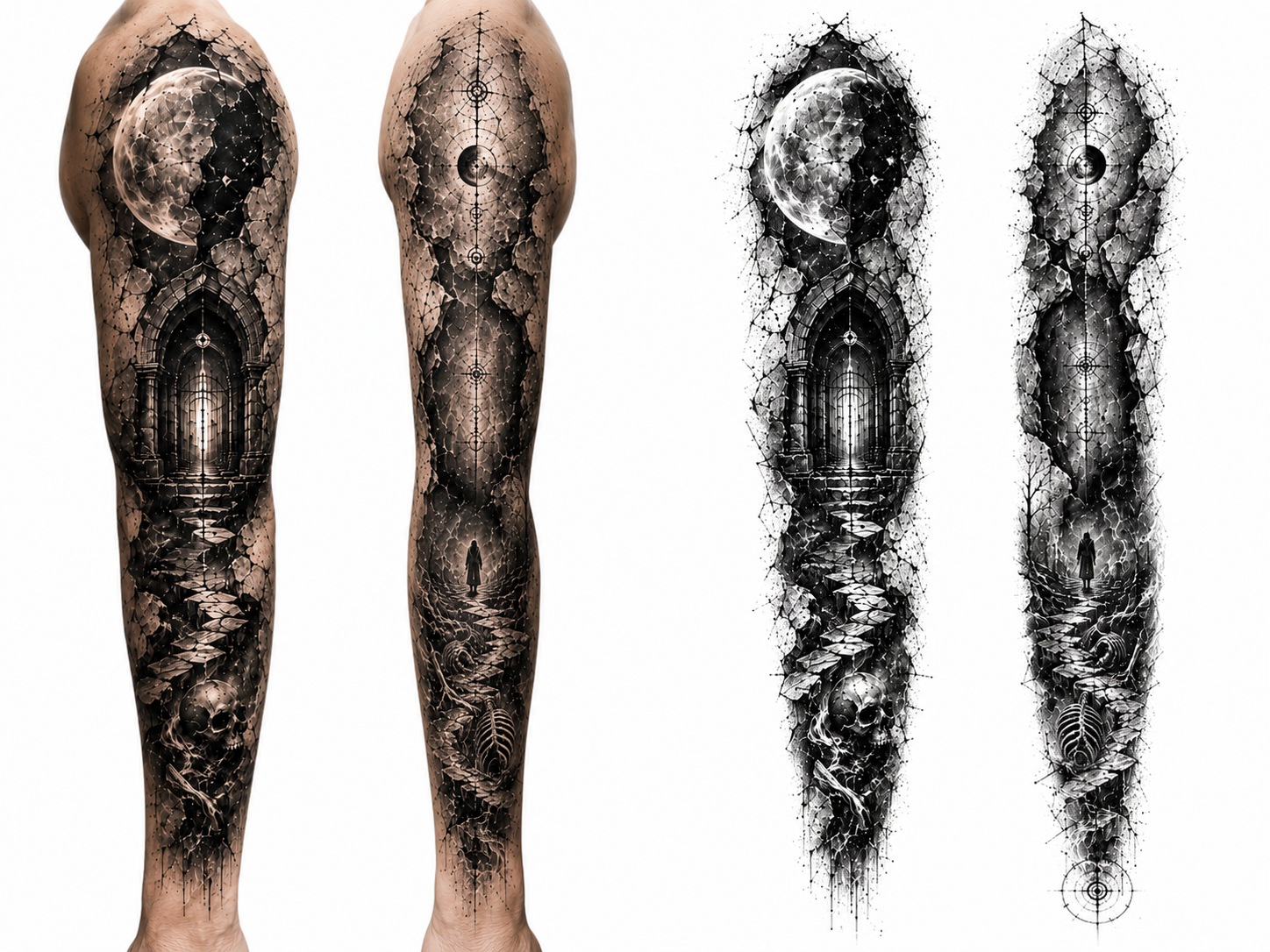 Last Gate tattoo model preview